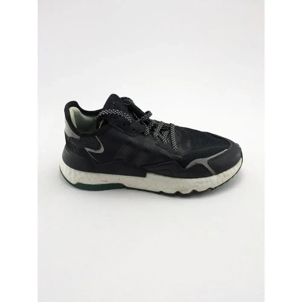 Womens Adidas Nite Jogger 3M Core Black‎ Athletic Running Shoes EE5914 Size 7